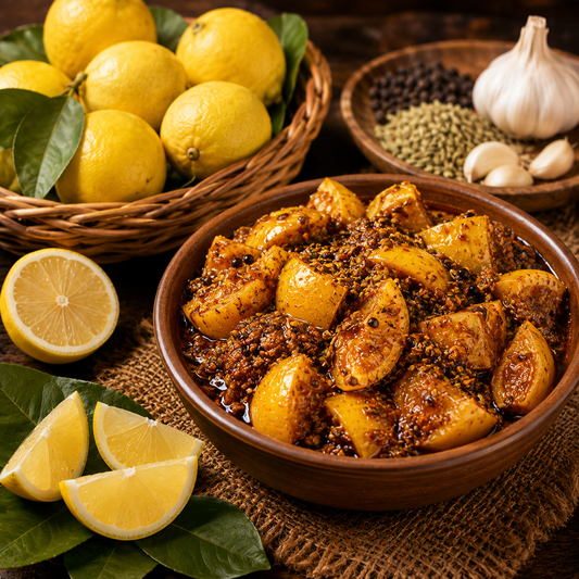 Banarasi Meetha Nimbu Achar (400g) | Sweet & Tangy Lemon Pickle | Original Traditional Recipe