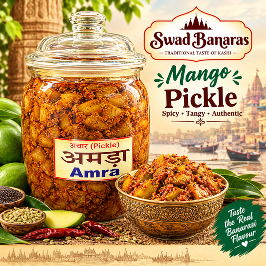 Banarasi Amra Pickle | Traditional Spiced Hog Plum Achar | Homemade-Style Taste with Mustard Oil | 500g