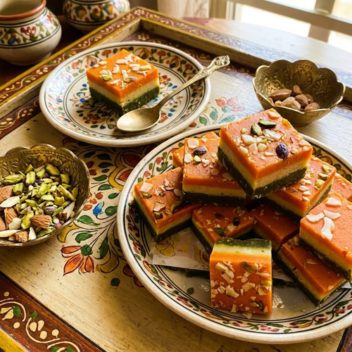 Original Tirangi Barfi by Ram Bhandar, Varanasi – Celebrate India’s Flavours in Every Bite | Traditional Banarasi Sweet