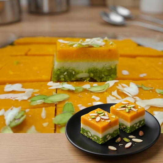 Tirangi Barfi – A Famous Banaras Special from Shri Rajbandhu Sweets | Free Delivery Across India